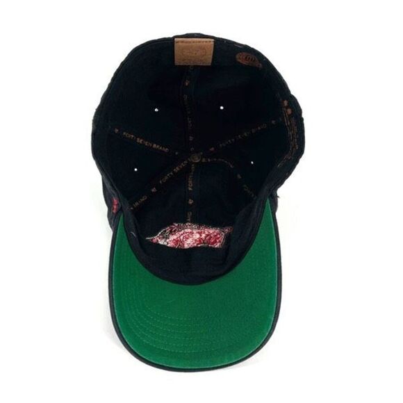 47 ARKANSAS RAZORBACKS CLEAN UP Fitted HAT‎ - Large BLACK - Picture 5 of 7